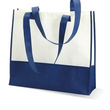 Bolsa de compras o playa personalizada en non woven Azul
