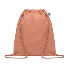 Bolsa Cuerdas Algodón Orgánico Naranja