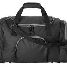 Bolsa de deporte con compartimentos laterales y frontal Negro