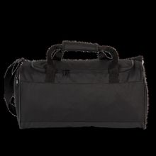Bolsa de deporte con cremallera y bolsillo lateral Black