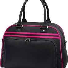 Bolsa diseño Retro Black / Fuchsia