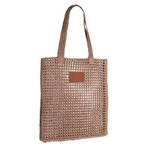 Bolsa fabricada en papel de rafia Marrón