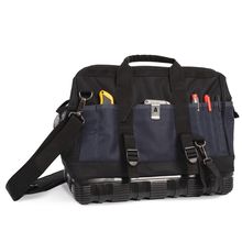 Bolsa de herramientas con fondo de plástico Black / Navy