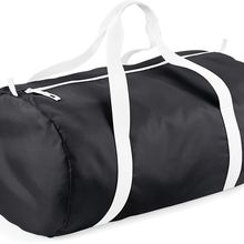 Bolsa impermeable plegable Cierre de cremallera Black / White