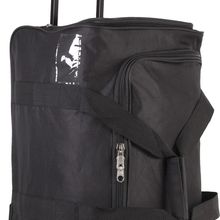 Bolsa mediana con ruedas Black
