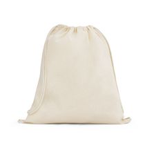 Bolsa mochila de algodón 140 g/m² Natural Claro