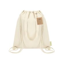 Bolsa Mochila Nevera de algodón reciclado Natu