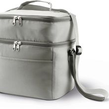 Bolsa nevera con 2 compartimentos Light Grey