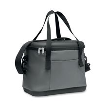 Bolsa nevera de lona con abrebotellas Gris Piedra