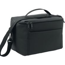Bolsa nevera PU 5,5L con correa para hombro Negro