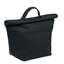 Bolsa nevera reciclada rolltop Negro