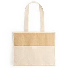 Bolsa nevera de yute laminado Crudo