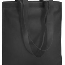 Bolsa non-woven de asas largas Negro