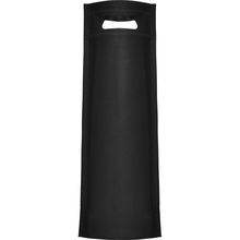 Bolsa non woven para botellas Negro 17X40X10Cm