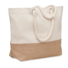 Bolsa de Playa Canvas Beig