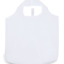 Bolsa plegable de poliéster suave Blanco