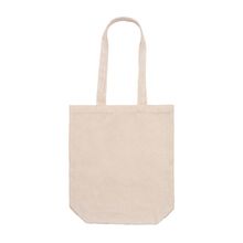 Bolsa de poliéster con fuelle Beige