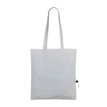 Bolsa reciclada plegable en forma de fresa Natural