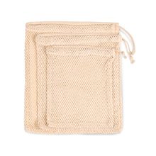 Bolsa rejilla algodón Natural S