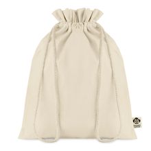 Bolsa Saco Algodón Orgánico 25x32cm Beig