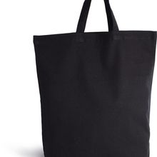 Bolsa shopper de algodón Black