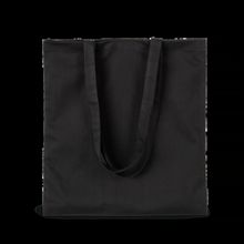 Bolsa shopper de tejido de sarga Black