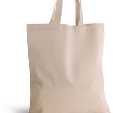 Bolsa  tote de algodón canvas con asas Natural