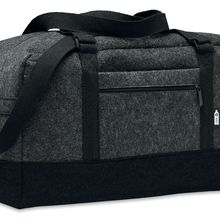 Bolsa Viaje Fieltro Bandolera Ajustable Gris Piedra