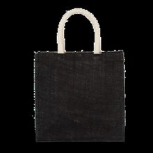 Bolsa Yute Grande con Asas Algodón Black