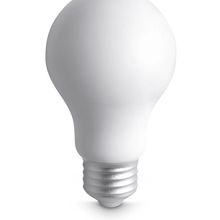 Bombilla Anti-Estrés de PU Blanco