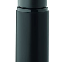 Botella de acero inox con boquilla plegable Negro