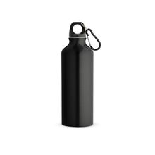 Botella de aluminio reciclado 530 ml Negro