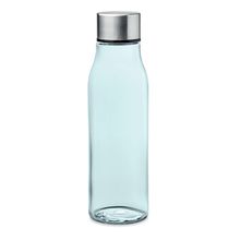 Botella de Cristal 500ml Azul Transparente