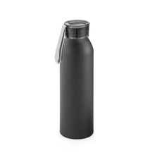 Botella Deportiva Aluminio 600mL Negro