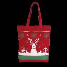 Bolsa navideña de algodón Cherry Red