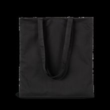 Bolsa shopper de tejido de sarga Black