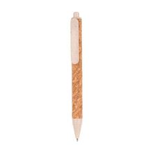 Bolígrafo Corcho PP y Fibra de Trigo Natural