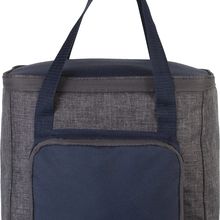 Bolsa isotérmica con asas contrastadas Dark Grey Heather / Navy