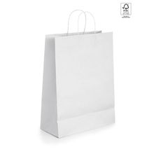 Bolsa de papel blanca Blanco