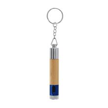 Bolígrafo llavero con linterna led Azul