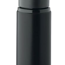 Botella de acero inox con boquilla plegable Negro