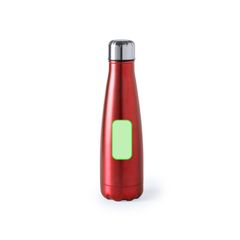 Botella de agua personalizada de acero inox. 630ml acabado mate | Centrado | 30 x 60