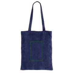 Bolsa de asas largas de pana | Frontal | 120 x 200