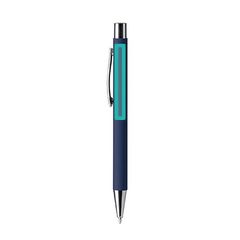 Bolígrafo metálico tacto suave ideal marcaje láser | ZONA2 | 50 x 6