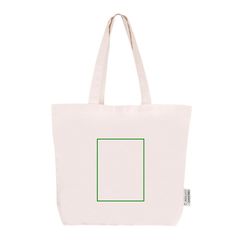 Bolsa Algodón Orgánico 230gr Asas Largas | Frontal | 150 x 200