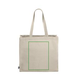 Bolsa con etiqueta Fairtrade | Trasera | 200 x 290