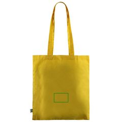 Bolsa con sello Fairtrade | Trasera | 95 x 60