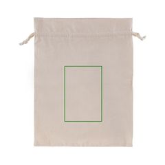 Bolsa de Cordón en Algodón 27x35 cm | Frontal | 100 x 150