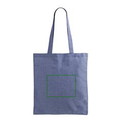 Bolsa tote con asas largas 120g | Trasera | 200 x 150