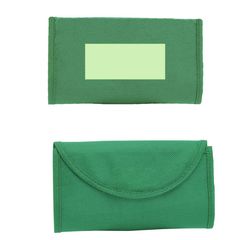 Bolsa pequeña plegable en non woven ribete color | En la bolsa plegada | 90 x 40